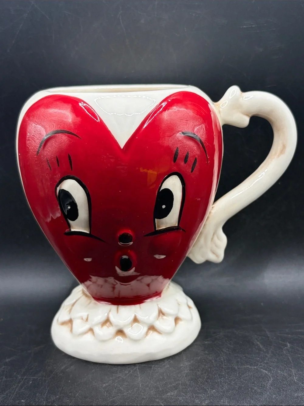 Johanna Parker Design Anthropomorphic Pop Art Heart Ceramic Mug Cup Kitchenware